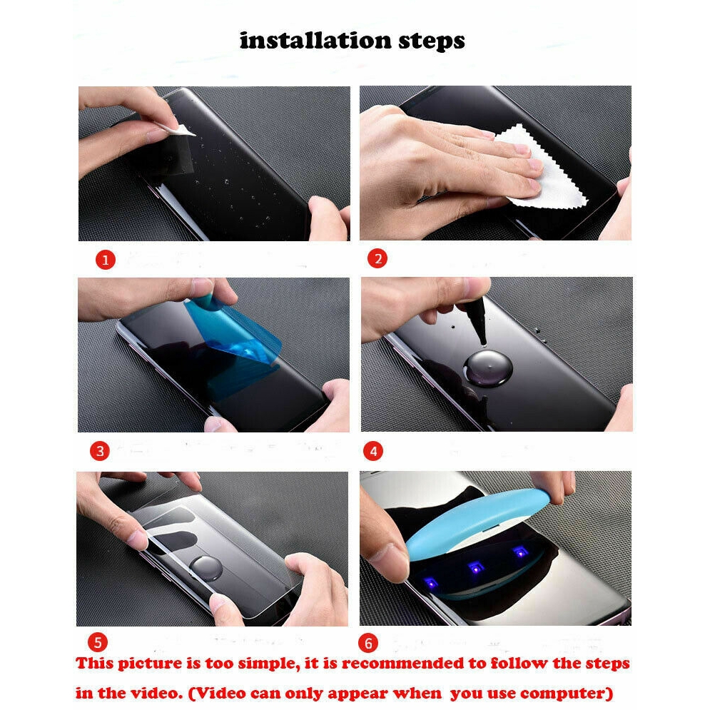 Kính Cường Lực 9h Toàn Màn Hình Cho Samsung Galaxy S10 S10+Plus