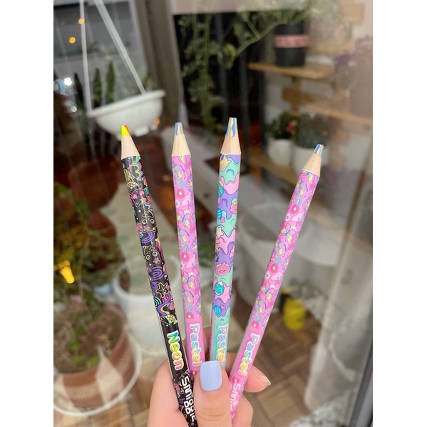 bút chì bảy màu smiggle cầu vồng rainbow