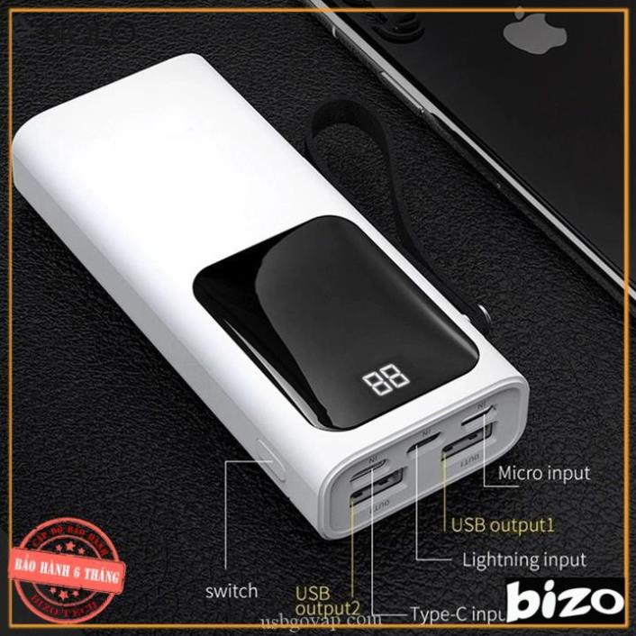 [CAO CẤP - CHÍNH HÃNG] Pin sạc dự phòng, sạc dự phòng HOCO 10000 mah