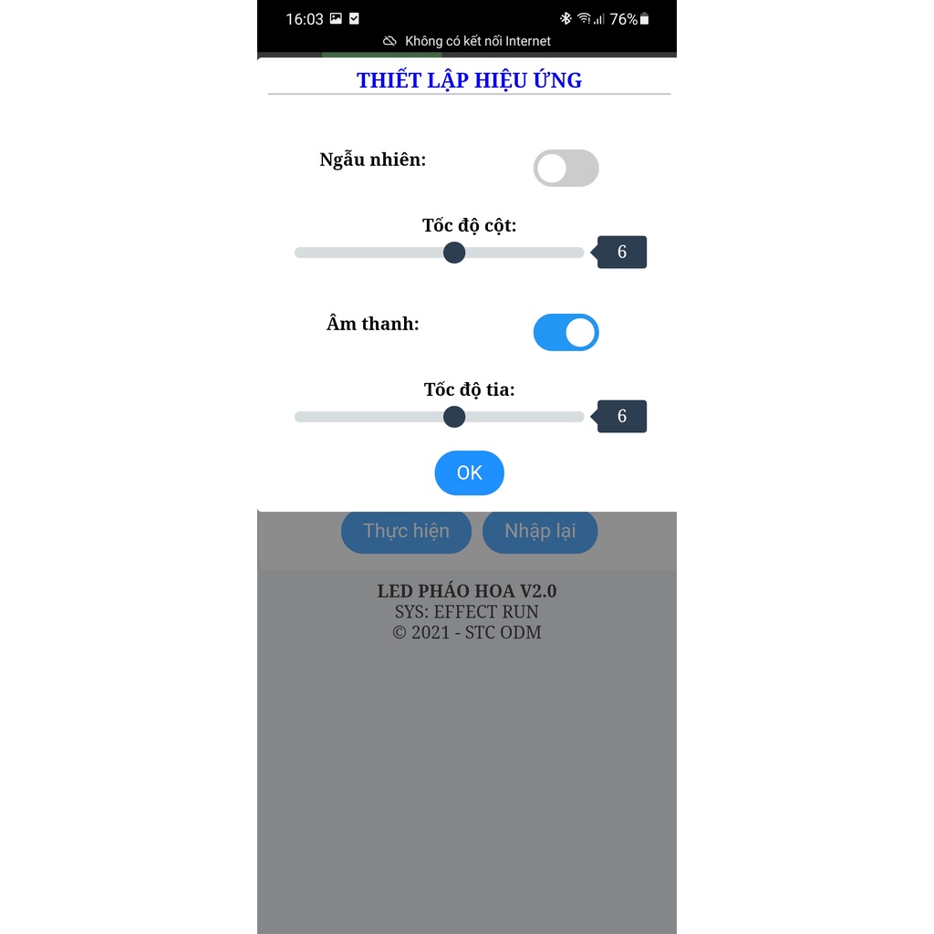 Mạch led pháo hoa WIFI V2 có âm thanh
