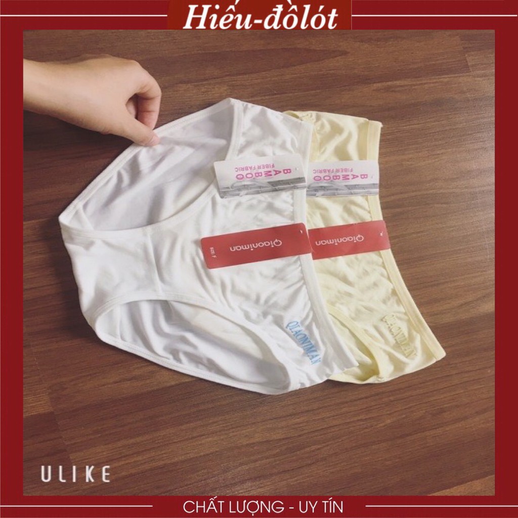 (Combo 10) Quần Lót Nữ Cotton Thấm Hút Tốt, Chất Mát Mịn Giãn 4 Chiều Qiaoniman - 3264