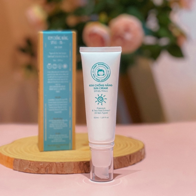 Kem Chống Nắng SUN MILK SPF45 - Handmade By GUBY HOMEMADE