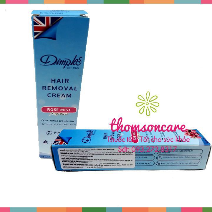 Kem tẩy lông Dimple hair - nhập khẩu từ Anh Quốc - an toàn cho da | BigBuy360 - bigbuy360.vn