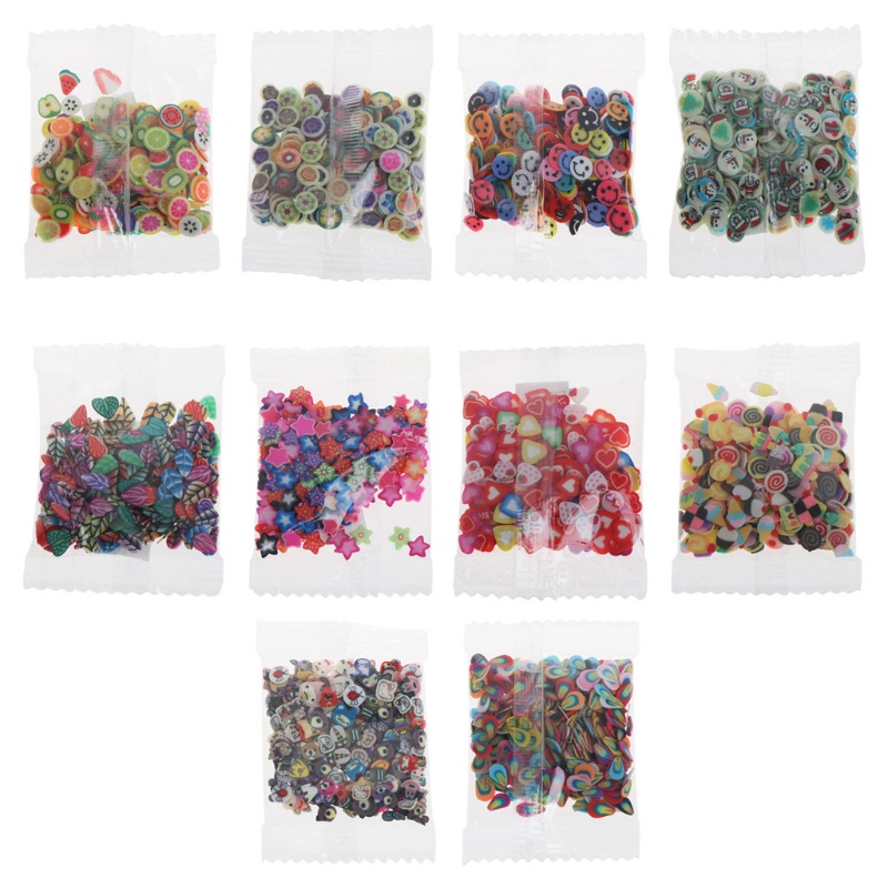 Slime Trái Cây Mềm Mại Dùng Trang Trí Móng Tay DIY Cho Bé