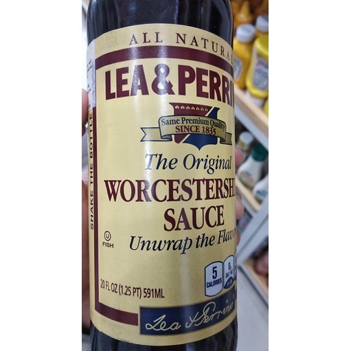 Sốt Worcestershire The Original Lea &amp; Perrins 591ml