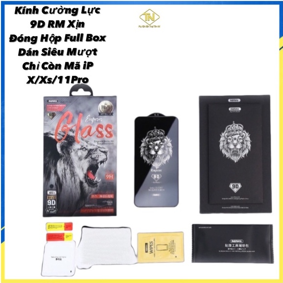 Kính cường lực, cường lực 9d full màn siêu mượt cao cấp dành cho iPhone X/Xs/11Pro