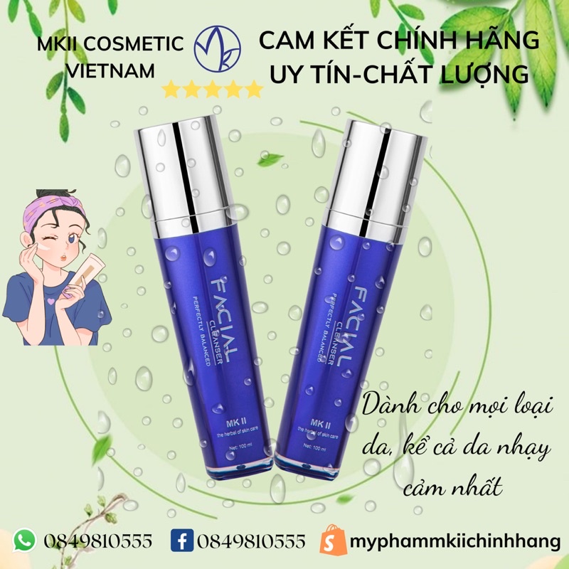 SỮA RỬA MẶT MKII COSMETIC