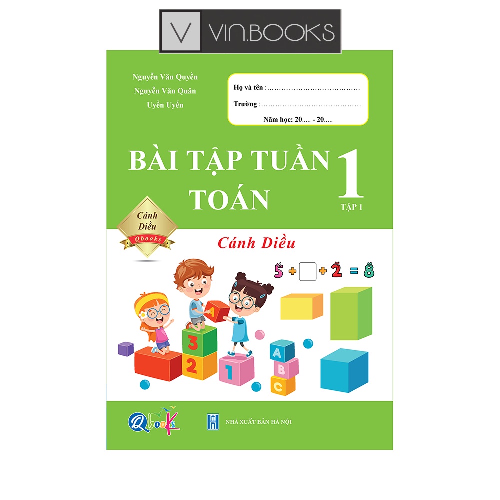 Sách - Bài Tập Tuần Toán Lớp 1 - Cánh Diều - Tập 1