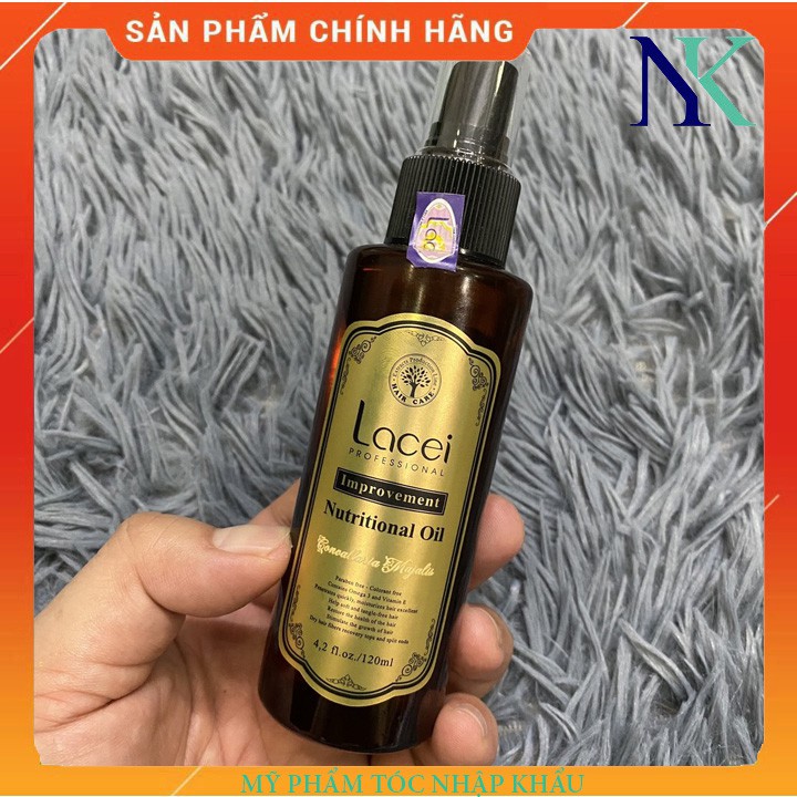 TINH DẦU LACEI NUTRITION OIL PHỤC HỒI TÓC HƯ TỔN 120ML