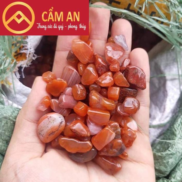 (KM cuc rẻ)  Đá Vụn Tự Nhiên Đã Mài Bóng Đủ Màu Sắc 50g - Đồ Trang Trí - Đồ Phong Thuỷ - hàng đẹp sạch - Cẩm AN