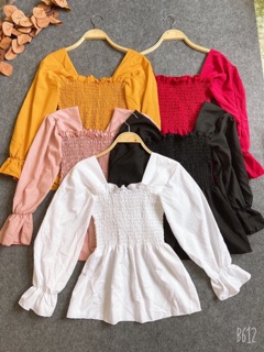 Áo tiểu thư dáng peplum