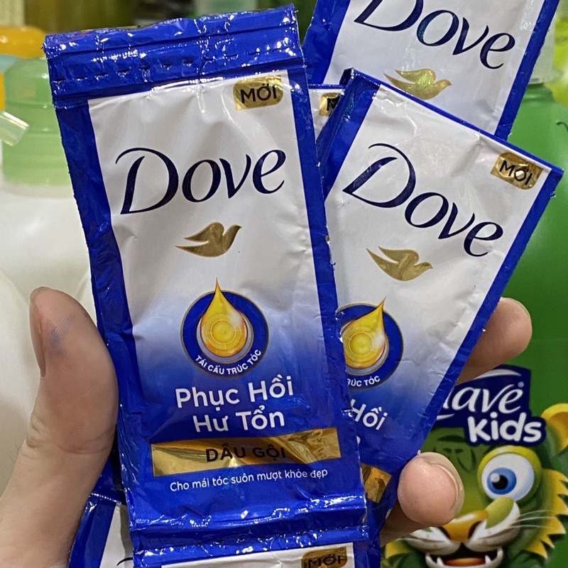 Dầu gội Dove phục hồi hư tổn 5.8ml x 12 gói