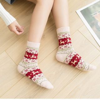 Tất vớ họa tiết thổ cẩm/vớ noel cao cổ
