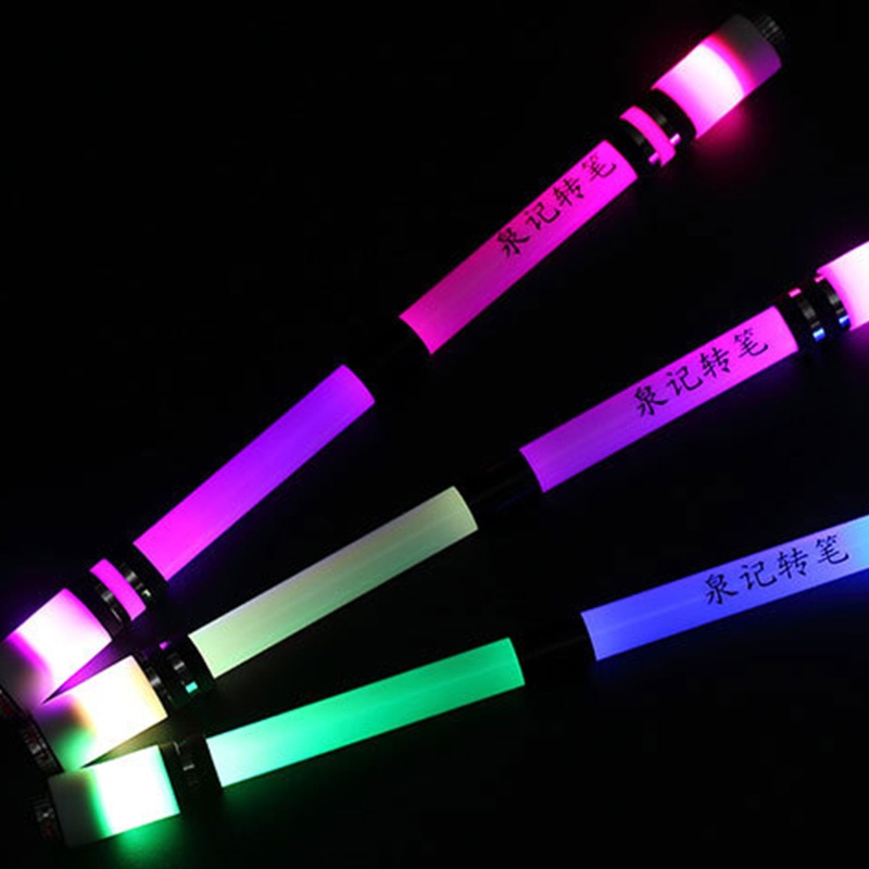 Đồ Chơi Bút Xoay Phủ Ngón Tay Phát Sáng Trong Bóng Tối Chống Trượt Giải Trí