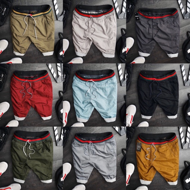 QUẦN SHORT KAKI NAM LƯNG THUN QN408