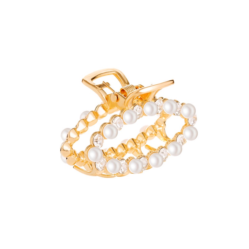 Kẹp tóc đính hạt sang trọng size mini, Phụ kiện thời trang tóc KT040 - FilibraStyle