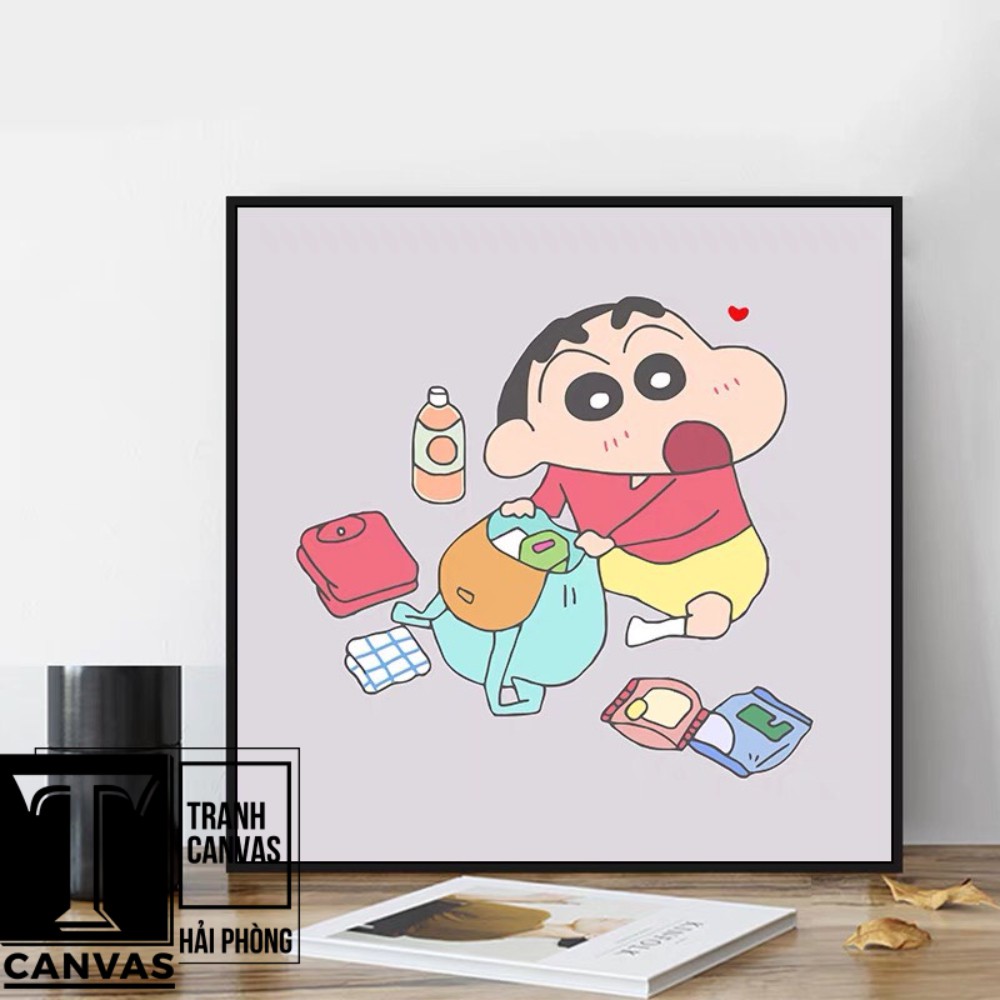 Tranh canvas treo tường, tranh hoạt hình Nhật Bản, Anime Shin cậu bé bút chì 12-22