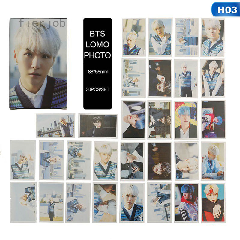 Hộp 30 Ảnh Lomo Card 2017 Bts You Never Walk Alone Album