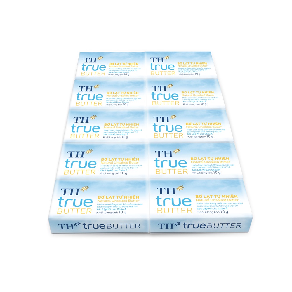 Bơ lạt tự nhiên TH True Milk vỉ 10 viên