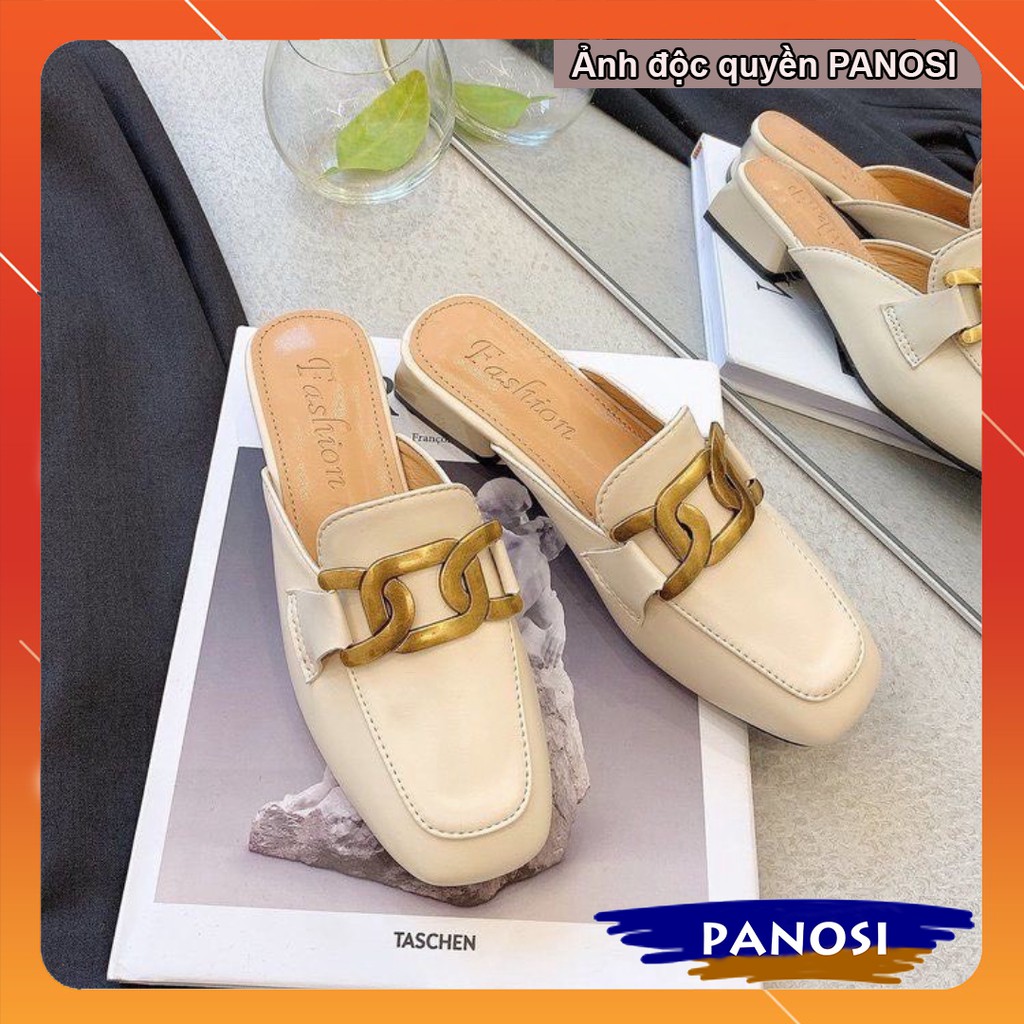 GIÀY SỤC NỮ MŨI XUỐNG ĐÍNH KÈM KHÓA NỐI S HOTTREND 2021 S337 | BigBuy360 - bigbuy360.vn