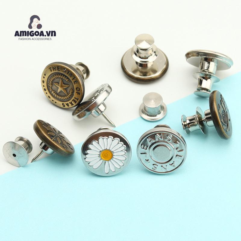 ✨✨CÚC QUẦN/ NÚT QUẦN KHUY QUẦN JEAN QUẦN BÒ TỰ BÓP EO THU NHỎ EO KHUY