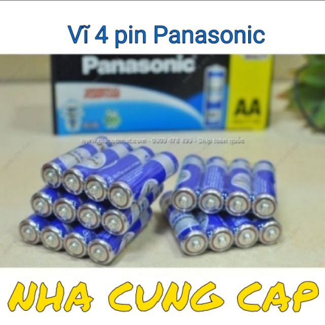 (GIÁ HỦY DIỆT) 4 PIN PANASONIC CHÍNH HÃNG