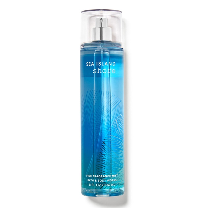 Xịt thơm toàn thân Sea Island Shore (Cotton) body mist - Bath and Body Works 236ml