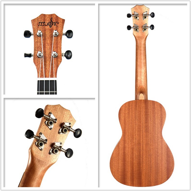 Đàn Ukulele MUSIC MKT-23 size concert 23 inch hình gấu mèo kitty dễ thương