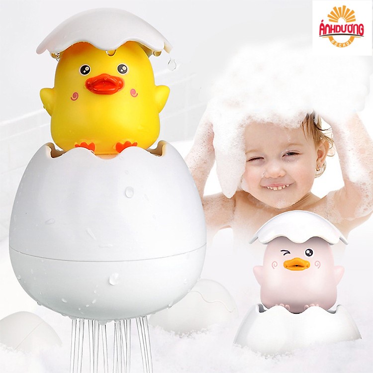 Trứng Gà Phun Nước Thả Bồn Tắm, Trứng Chim Cánh Cụt - Đồ Chơi Nhà Tắm