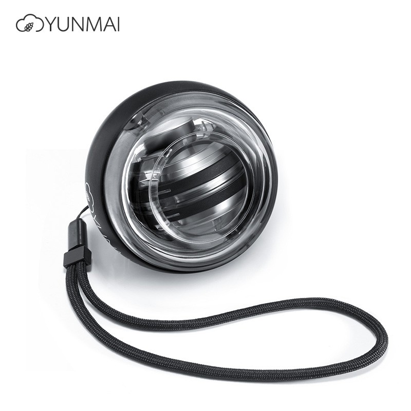 [CHÍNH HÃNG] XIAOMI YOUPIN Yunmai Quả cầu tập cổ Gyro Wrist Ball Trainer với Dây đai an toàn-Đen Bóng Luyện Tập Cổ Bóng tập cổ tay Xiaomi