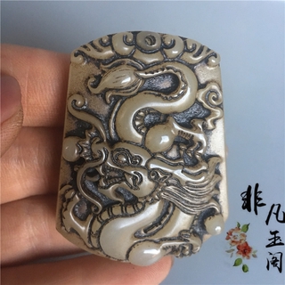 Mặt dây chuyền hình rồng bằng ngọc bích đẹp mắt