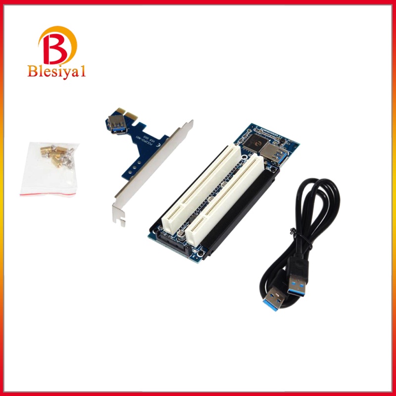 [BLESIYA1] Express Expansion Card PCI-E to USB3 2-Port Hub Adapter for Desktop Laptop