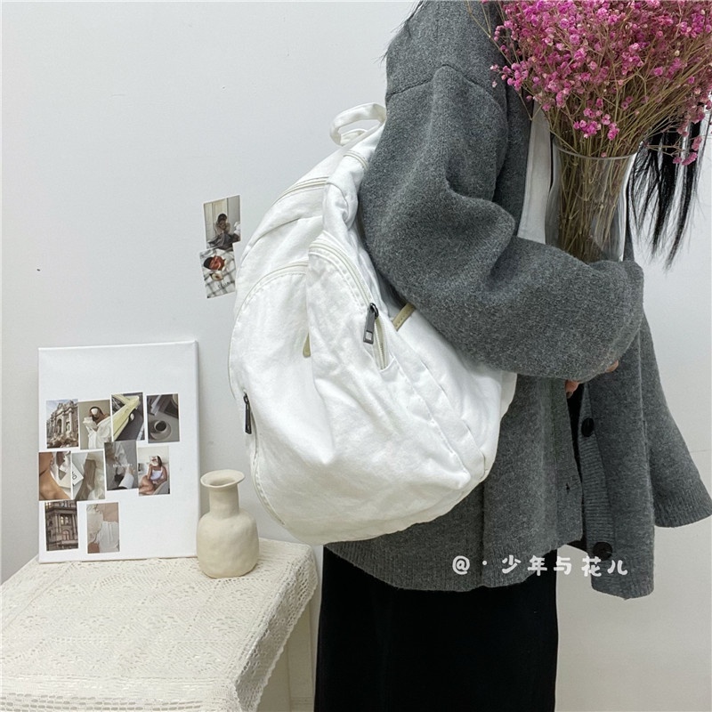 Ba Lô Vải Đi Học Phong Cách Nhật Bản Cho Nữ