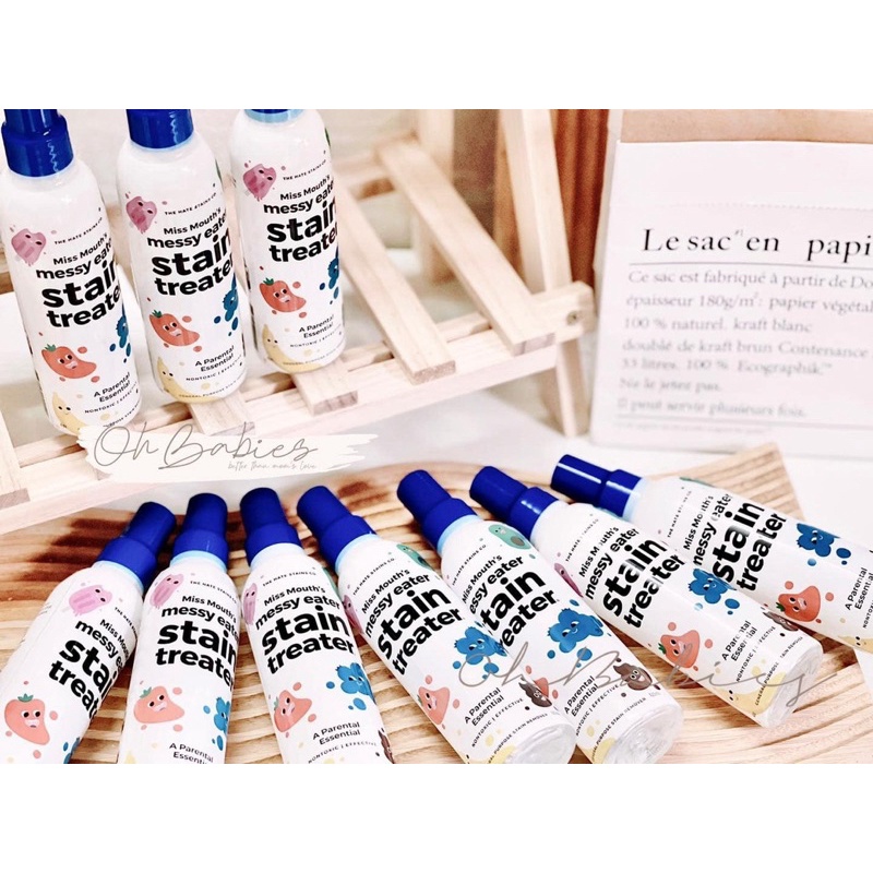 Xịt Tẩy Vết Ố Quần Áo Stain Treater Miss Mouth's chuẩn Mỹ
