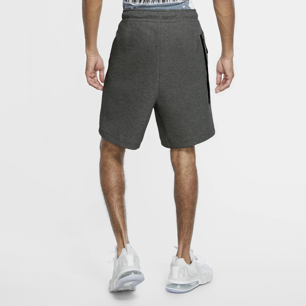 NIKE - Quần ngắn thể thao nam nữ Nike Sportswear Tech Fleece Short - Xám ghi