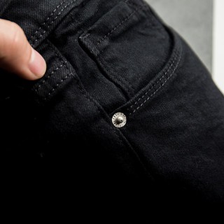 Quần Jeans baggy đen trơn (mã 105)