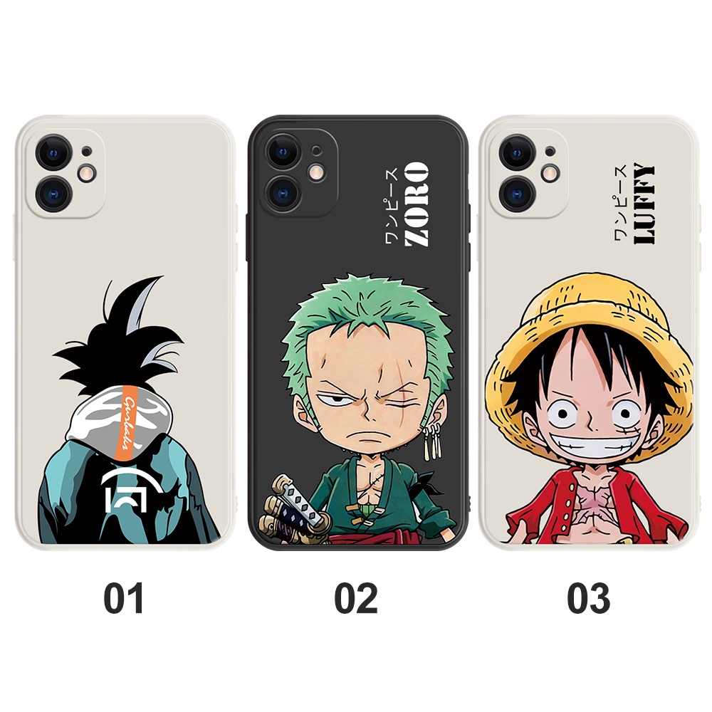 Compatible for Ốp Điện Thoại Tpu Mềm Hình Luffy Zoro Cho iPhone 13 Pro Max 12 11 Xs Max XR 7 8 Plus SE2 SE3 SE 2022 6 6S Plus #H054
