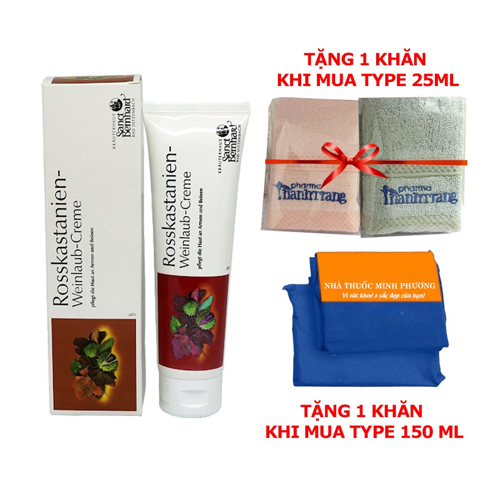 Rosskastanien Weinlaub Creme Kem bôi hạt dẻ ngựa Trị suy giãn tĩnh mạch