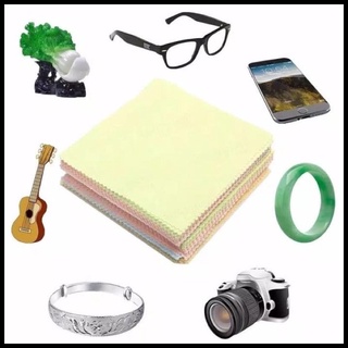 (nowship Hà Nội) Khăn lau kính, khăn lau máy ảnh 13x13 15x18 chuyên dụng giao màu NGẪU NHIÊN kính cận, kính lão