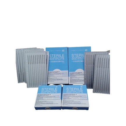 Kim Châm Cứu AIK- Kim Châm Cứu vô trùng- dạng vỉ- hộp 100 kim