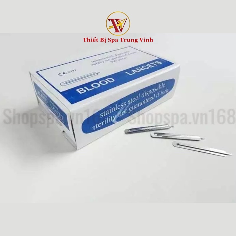 Kim chích mụn LANCETS hộp 200 chiếc