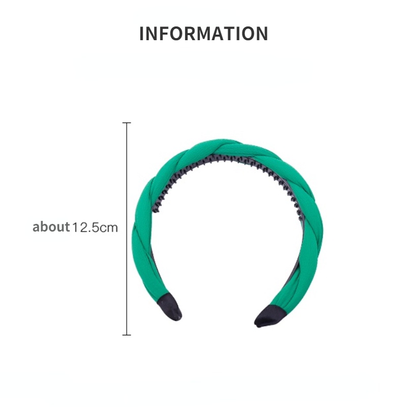 Băng Đô Dạng Xoắn Thủ Công Màu Sắc Ngọt Ngào Phong Cách Hàn Quốc Cho Nữ