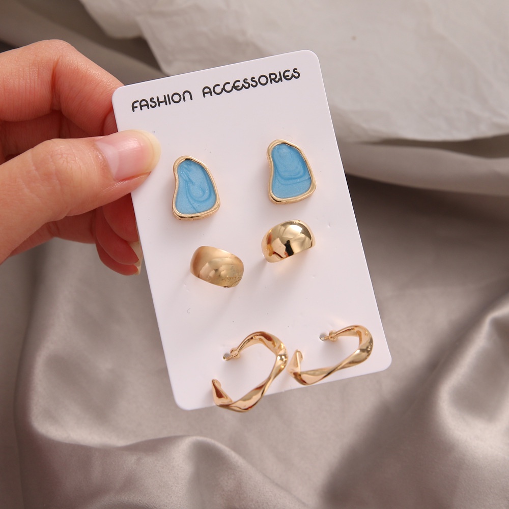 Thời Trang Bông Tai Hình Bánh Macaron Đơn Giản Cho Nữ