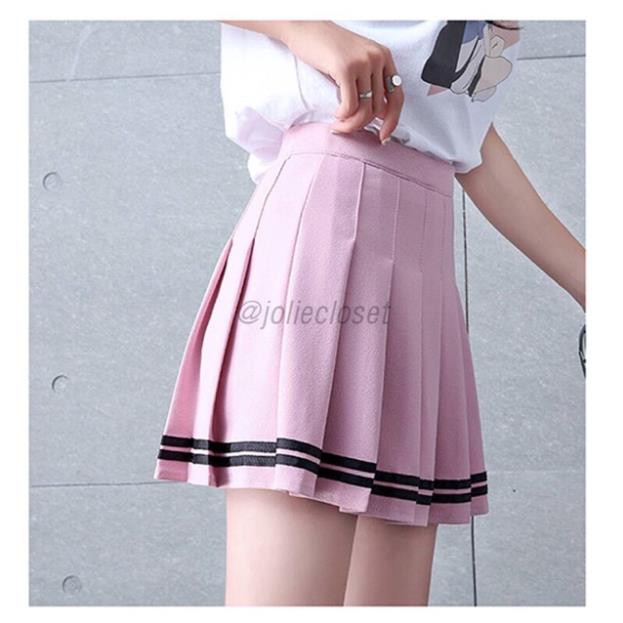 Chân Váy Tennis Váy Tennis Skirt Thủy Thủ Chữ A Dáng ngắn Váy Thiết Kế xếp ly *