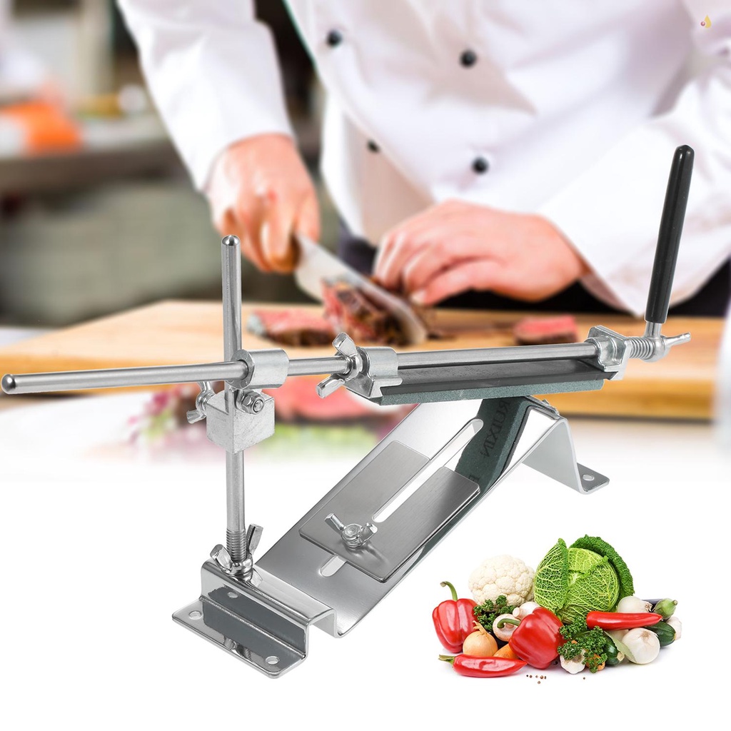 Bộ Dụng Cụ Mài Dao Chuyên Nghiệp Bằng Thép Không Gỉ 4 Đá Mài Góc Cố Định Nâng Cấp