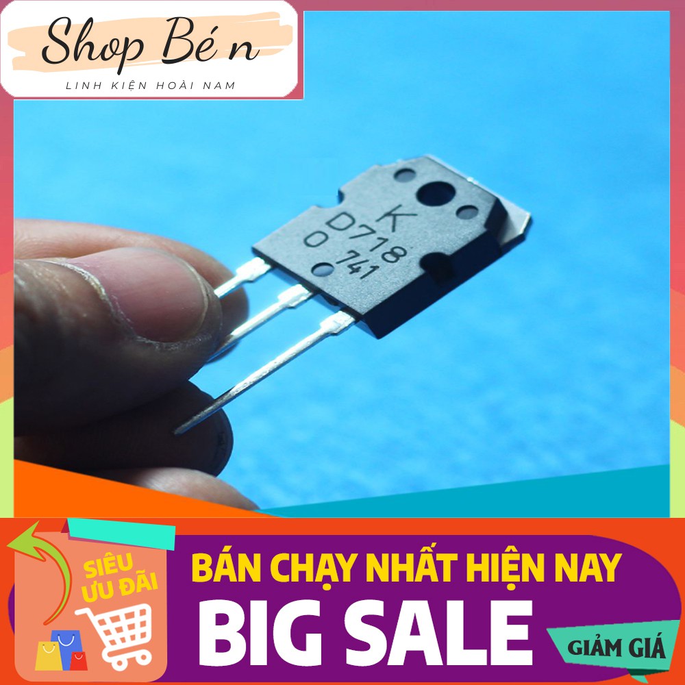 Sò âm thanh D718 TO-247 TRANS NPN 8A 120V | WebRaoVat - webraovat.net.vn