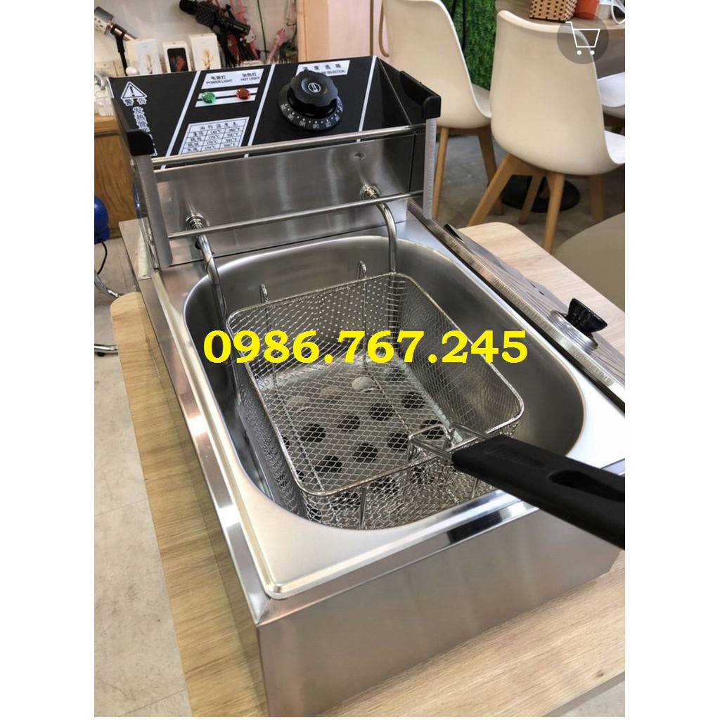 Bếp Chiên Nhúng Dùng Điện Đơn - Bếp Chiên Đơn 1 ngăn cao cấp - Bếp chiên nhúng thực phẩm