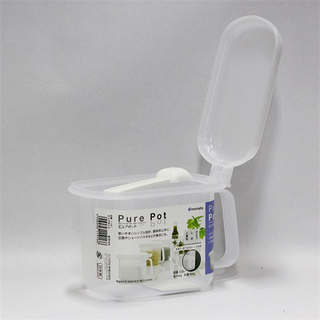 [Đồng giá 33k] Hộp gia vị kèm thìa 720ml Inomata nắp đóng mở thuận tiện Nhật Bản | BigBuy360 - bigbuy360.vn