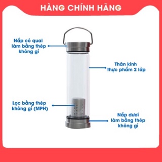 [tặng 2 túi đá] Bình tạo nước ion kiềm