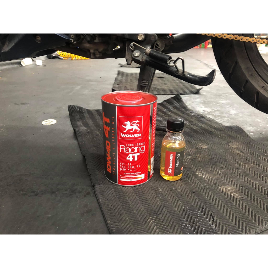 Nhớt Wolver Racing Synthetic 10W40 chai 1L, 1L1, 1L2, 1L3